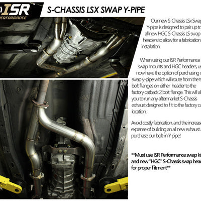ISR Performance S-Chassis LS Swap Y-Pipe