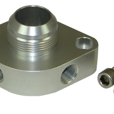 Moroso Chevrolet Big Block/Small Block Water Outlet Filler Neck -20An w/O-Ring & Two 3/8in NPT Ports