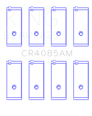 King Engine Bearings Toyota 2T/3T/3T-G/4T-G Connecting Rod Bearing Set - Size STD