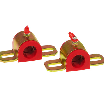 Prothane Universal Greasable Sway Bar Bushings - 22MM - Type A Bracket - Red