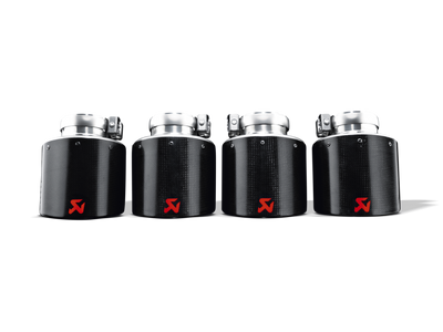 Akrapovic 06-13 Chevrolet Corvette ZO6/ZR1 (C6) Tail Pipe Set (Carbon 125 mm)