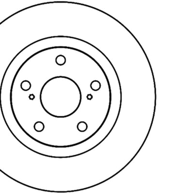 StopTech Power Slot 07-13 Lexus ES250/300/330/350 / 11-13 Scion tC Slotted Left Fr CRYO-STOP Rotor