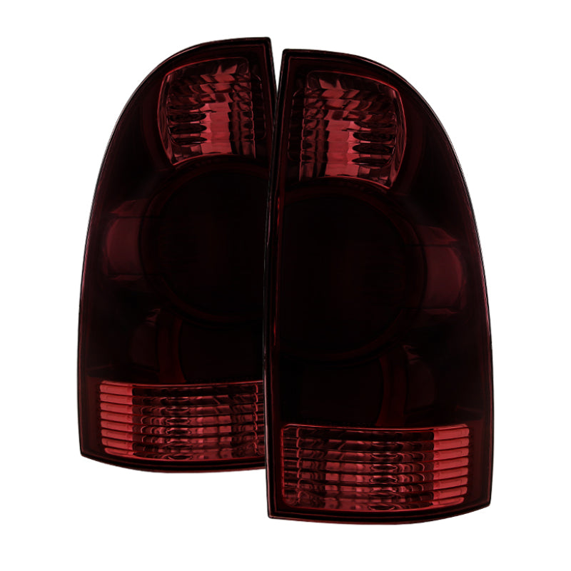 xTune Toyota Tacoma 05-08 OEM Style Tail Lights Red Smoked ALT-JH-TTA05-OE-RSM