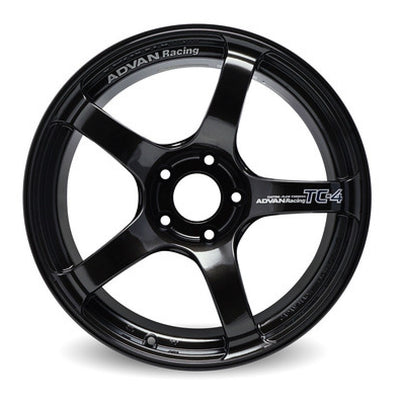 Advan TC4 16x8.0 +38 4x100 Black Gunmetallic Wheel (No Ring)