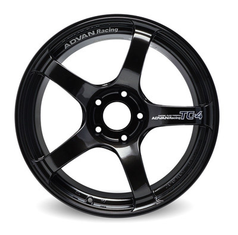 Advan TC4 15x8.0 +28 4x100 Black Gunmetallic Wheel (No Ring)