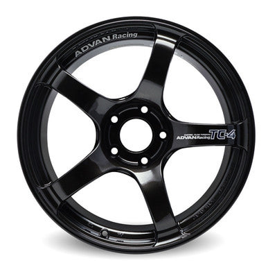 Advan TC4 15x8.0 +28 4x100 Black Gunmetallic Wheel (No Ring)