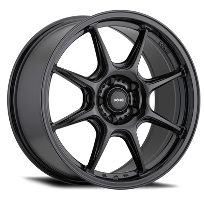 Konig Lockout 17x8 4x108 ET40 Gloss Black