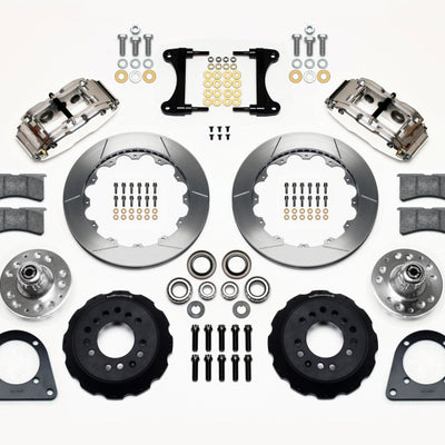 Wilwood Narrow Superlite 6R Front Hub Kit 12.88in Polished TCI-IFS 71-78 (Pinto Based)