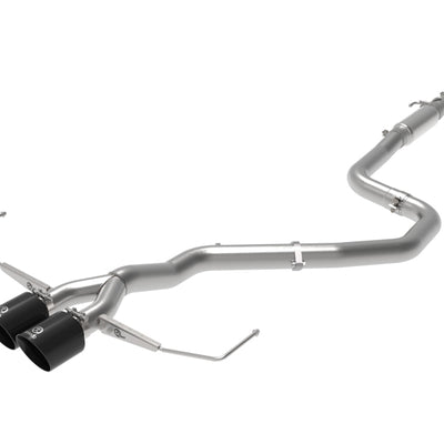 aFe Takeda Exhaust Cat-Back 19-20 Hyundai Veloster 304SS Black Dual Tips Exhaust