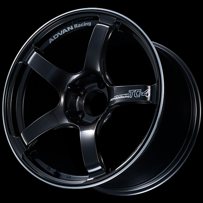 Advan TC4 16x7.0 +31 4x100 Black Gunmetallic and Ring Wheel