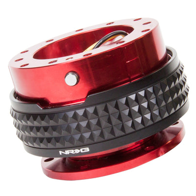 NRG Quick Release Kit - Pyramid Edition - Red Body / Black Pyramid Ring