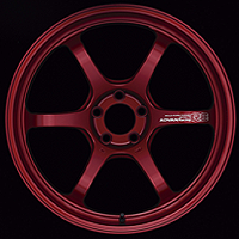 Advan R6 18x8.0 +45 5x120 Racing Candy Red Wheel