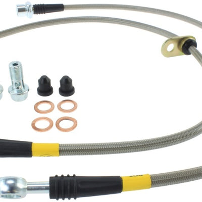 StopTech 02-12 Toyota Camry Coupe/Sedan / 04-08 Solara Rear Stainless Steel Brake Lines