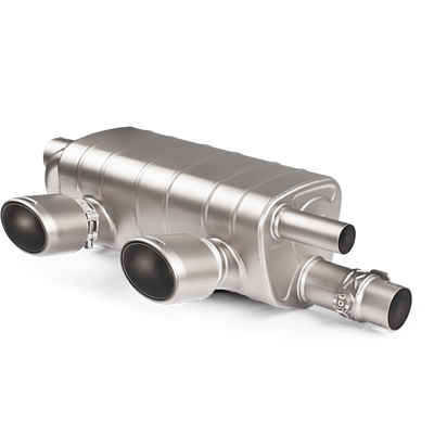 Akrapovic 16-17 Porsche 911 Carrera S/4/4S/GTS (991.2) Slip-On Line (Titanium) w/ Titanium Tips