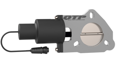 QTP 2.25in Bolt-On QTEC Electric Cutout Valve - Single