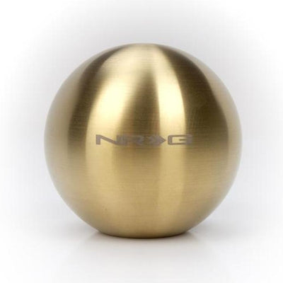NRG Chrome Gold Titanium Round Shifter Heavy Weight