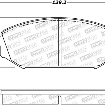 StopTech Street Select Brake Pads