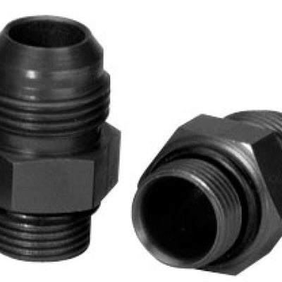 Moroso Dry Sump/External Oil Pump Fitting -10An to -12An w/O-Ring - Aluminum - 2 Pack