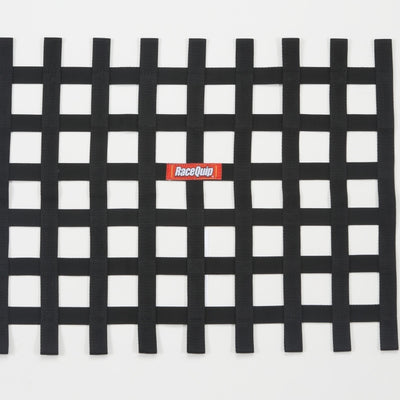 RaceQuip Black Ribbon Window Net