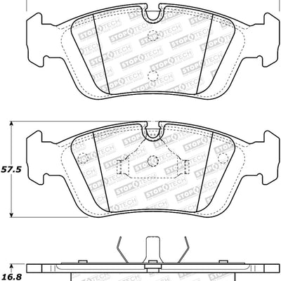 StopTech Street Brake Pads - Front