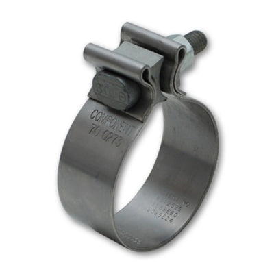 Vibrant SS Accuseal Exhaust Seal Clamp for 2.25in OD Tubing (1in wide band)