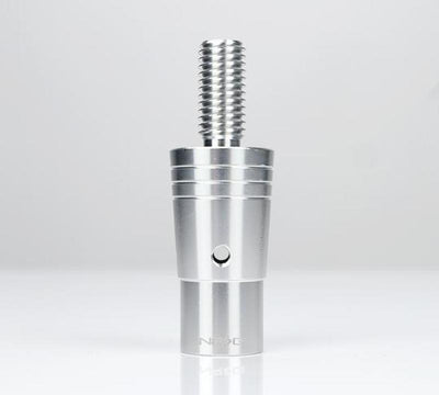 NRG 14mm Euro Aluminum Adapter w/ M10x1.5 Thread Pitch - Silver