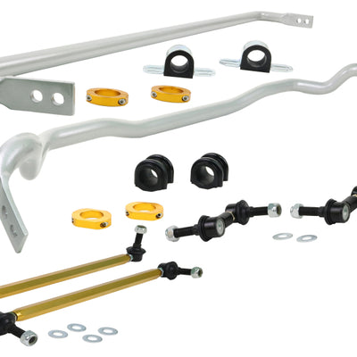 Whiteline 10-14 Hyundai Genesis Coupe 2.0T / 2.0T Premium Front & Rear Sway Bar Kit