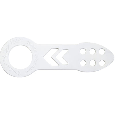 NRG Universal Front Tow Hook - White Powder Coat