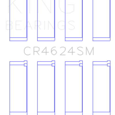 King Engine Bearings Hyundai G4KE/G4KC Rod Bearings (Set of 4) - Size +.25mm