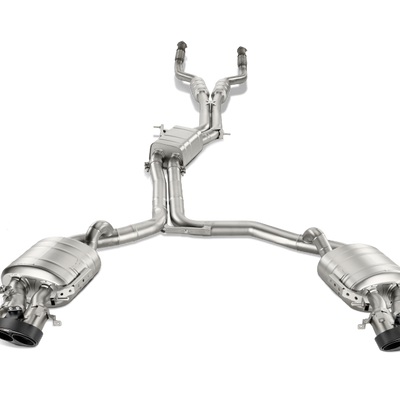 Akrapovic 14-17 Audi RS6 Avant (C7) Evolution Line Cat Back (Titanium) w/ Carbon Tips