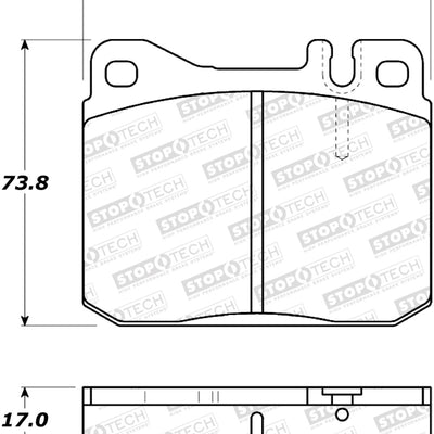StopTech Street Brake Pads