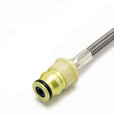 McLeod Steel Braided Qwik Disconnect Line 24in - Male To An4F