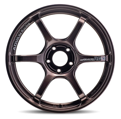 Advan RG-4 18x8.5 +44 5x100 Racing Copper Bronze Wheel