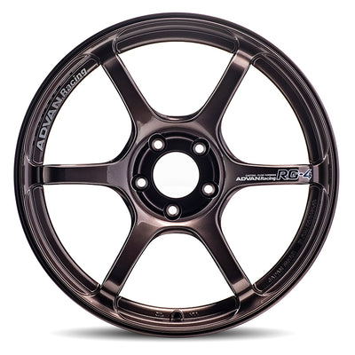 Advan RG-4 18x8.5 +44 5x100 Racing Copper Bronze Wheel
