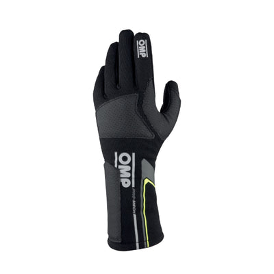 OMP Pro Mech Evo Gloves Black - Size L (Fia 8856-2018)