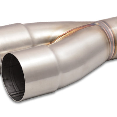 Vibrant 2-1 SS Merge Collectors (2-1/2in Inlet Slipover ID 2-1/2in Outlet OD) - Sold Individually
