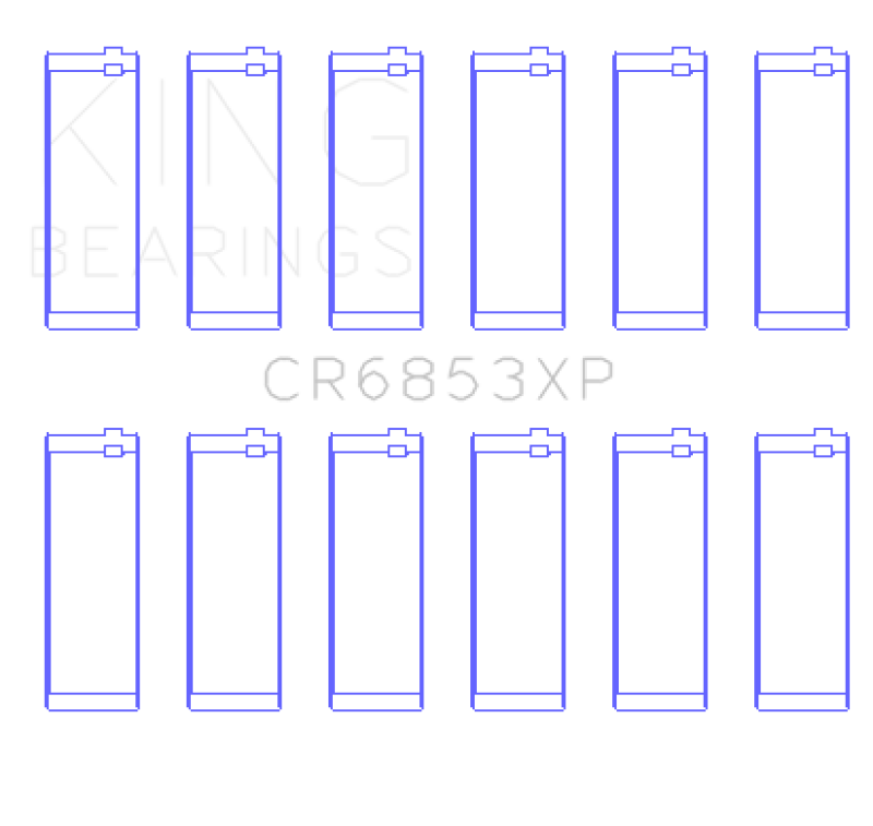 King Engine Bearings BMW Performance Rod Bearing Set - Size STD