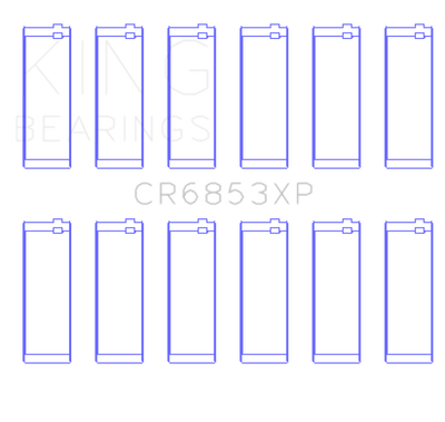 King Engine Bearings BMW Performance Rod Bearing Set - Size STD