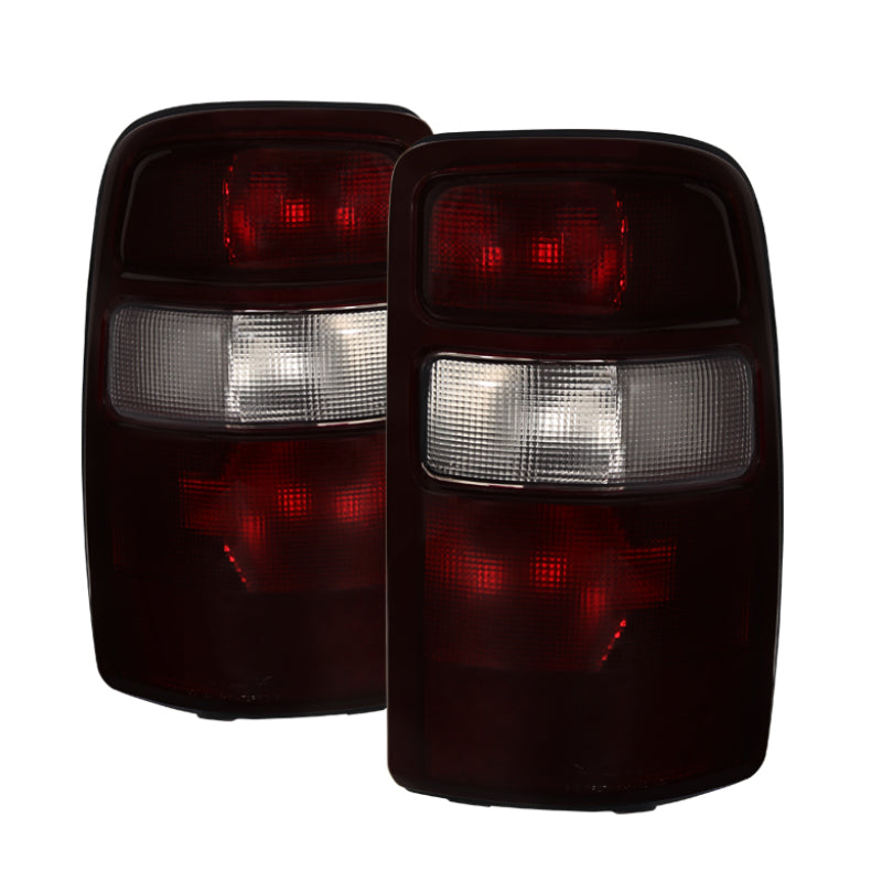 xTune Chevy Suburban Tahoe 00-06 OEM Style Tail Lights Red Smoked ALT-JH-CSUB04-OE-RSM