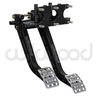 Wilwood Adjustable Dual Pedal - Brake / Clutch - Rev. Swing Mount -6.25:1 Brake 5.1:1 Clutch