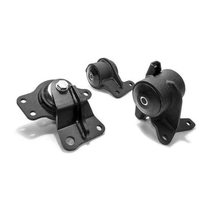 Innovative 05-08 Honda FIT/JAZZ L-Series Black Steel Mounts 75A Bushings (Manual Trans)