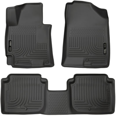 Husky Liners 2014-2016 Hyundai Elantra WeatherBeater Combo Black Floor Liners