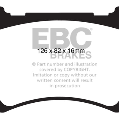 EBC 11+ Hyundai Equus 4.6 Ultimax2 Front Brake Pads