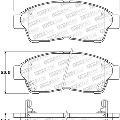StopTech Street Brake Pads - Rear