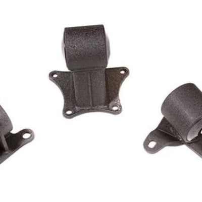 Innovative 90-93 Accord H/F Series Black Steel Mounts 85A Bushings