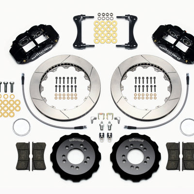 Wilwood Narrow Superlite 6R Front Hat Kit 13.06in 2008-up Hyundai Genesis Coupe w/Lines