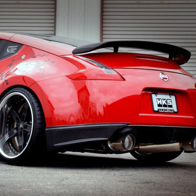 HKS 09-21 Nissan 370z Dual Hi-Power Ti. Tip Catback Exhaust (SUS304 NO COATING)