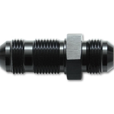 Vibrant -6AN Flare Straight Bulkhead Adapter Fitting - Aluminum
