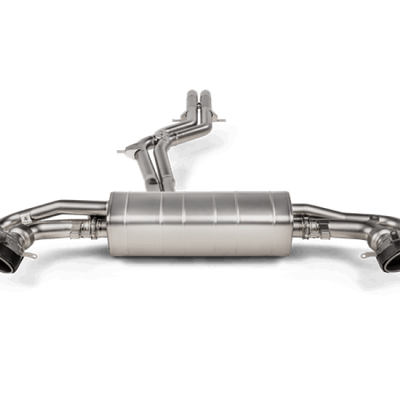 Akrapovic 2020+ Audi RS Q8 (M4) Evolution Line Cat Back (Titanium) w/Carbon Fiber/Titanium Tips