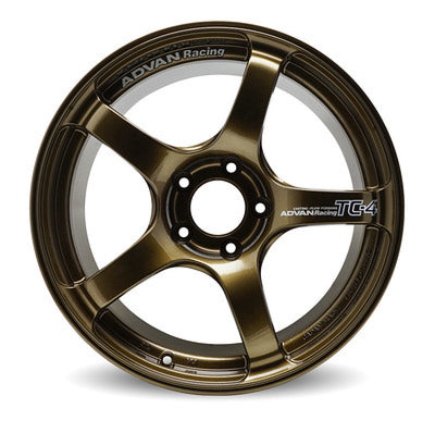 Advan TC4 15x8.0 +28 4x100 Umber Bronze Metallic Wheel (No Ring)